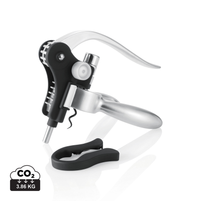 Picture of EXECUTIVE PULL IT CORKSCREW BOTTLE OPENER in Black.