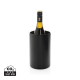 Picture of VINO RCS CERTIFIED RECYCLED STAINLESS STEEL METAL WINE BUCKET in Black