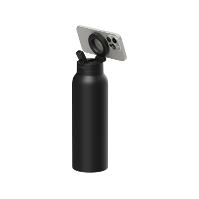 Picture of RINGO PRO MAGSAFE® WATERBOTTLE W MAGNETIC BOOSTER RING 710ML in Black