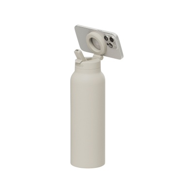 Picture of RINGO PRO MAGSAFE® WATERBOTTLE W MAGNETIC BOOSTER RING 710ML in Off White