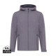 Picture of IQONIQ MAKALU MEN RECYCLED POLYESTER SOFT SHELL JACKET in Vulcano Heather Grey