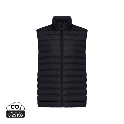 Picture of IQONIQ MERU MEN RECYCLED POLYESTER BODYWARMER in Black