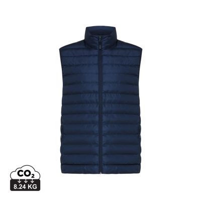 Picture of IQONIQ MERU MEN RECYCLED POLYESTER BODYWARMER in Navy