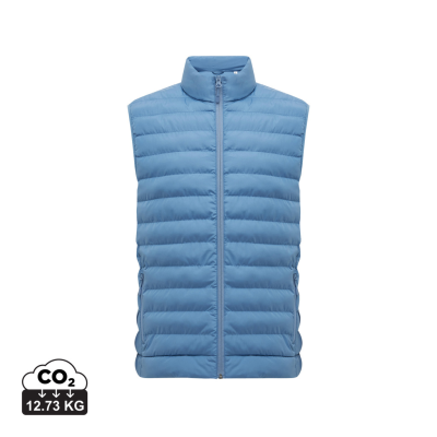 Picture of IQONIQ MERU MEN RECYCLED POLYESTER BODYWARMER in Moon Blue