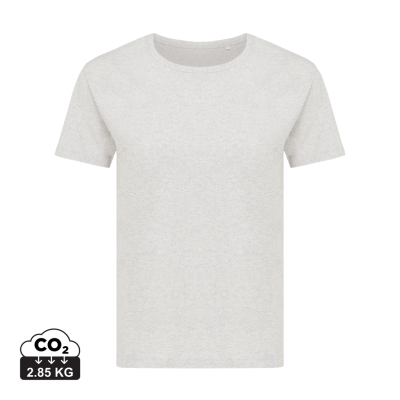 Picture of IQONIQ YALA LADIES RECYCLED COTTON TEE SHIRT in Light Heather Grey.