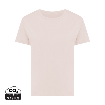 Picture of IQONIQ YALA LADIES RECYCLED COTTON TEE SHIRT in Cloud Pink.