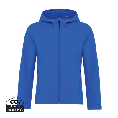 Picture of IQONIQ MAKALU LADIES RECYCLED POLYESTER SOFT SHELL JACKET in Royal Blue.