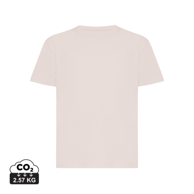 IQONIQ KOLI CHILDRENS RECYCLED COTTON TEE SHIRT in Cloud Pink.