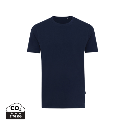 Picture of IQONIQ BRYCE RECYCLED COTTON TEE SHIRT in Navy