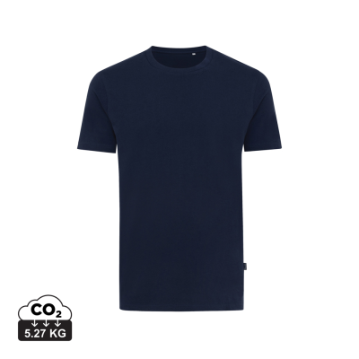 Picture of IQONIQ BRYCE RECYCLED COTTON TEE SHIRT in Navy