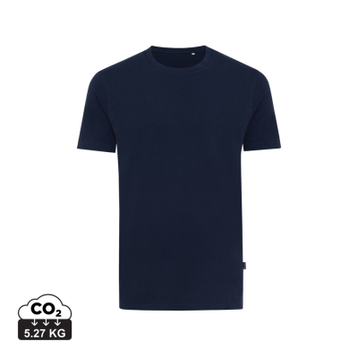 Picture of IQONIQ BRYCE RECYCLED COTTON TEE SHIRT in Navy