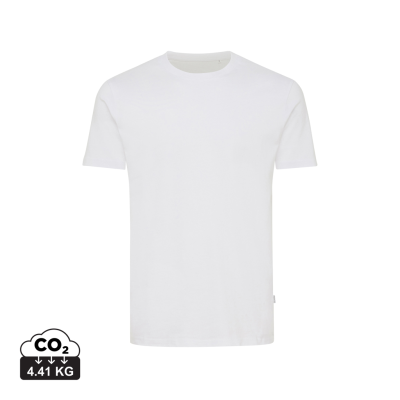 IQONIQ BRYCE RECYCLED COTTON TEE SHIRT in White.