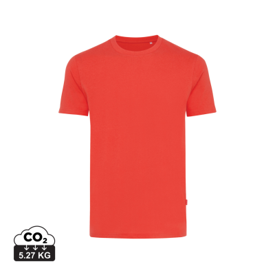 Picture of IQONIQ BRYCE RECYCLED COTTON TEE SHIRT in Luscious Red.