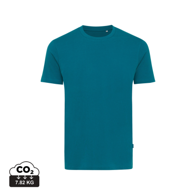 IQONIQ BRYCE RECYCLED COTTON TEE SHIRT in Verdigris.