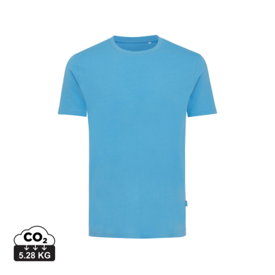 Picture of IQONIQ BRYCE RECYCLED COTTON TEE SHIRT in Tranquil Blue.