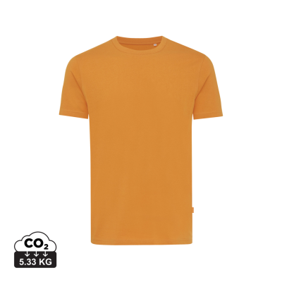 Picture of IQONIQ BRYCE RECYCLED COTTON TEE SHIRT in Sundial Orange.