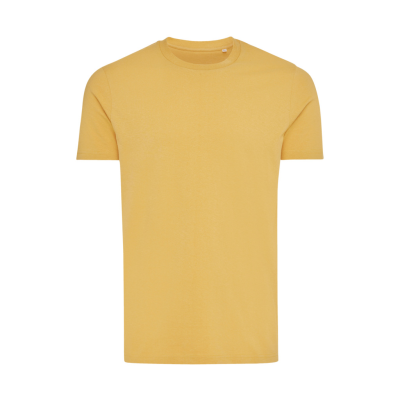 Picture of IQONIQ BRYCE RECYCLED COTTON TEE SHIRT in Ochre Yellow