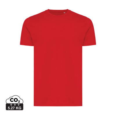Picture of IQONIQ BRYCE RECYCLED COTTON TEE SHIRT in Red.