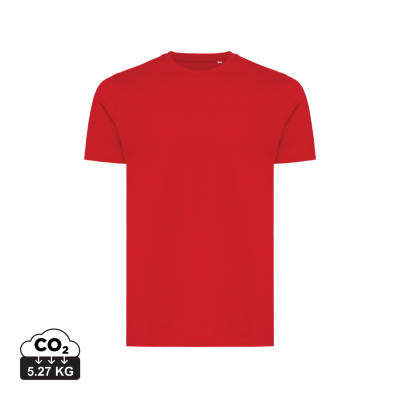 Picture of IQONIQ BRYCE RECYCLED COTTON TEE SHIRT in Red.