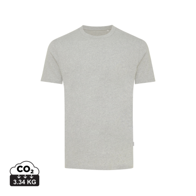 Picture of IQONIQ MANUEL RECYCLED COTTON TEE SHIRT UNDYED in Heather Grey.