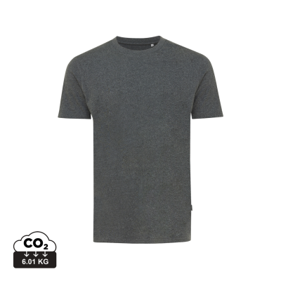 Picture of IQONIQ MANUEL RECYCLED COTTON TEE SHIRT UNDYED in Heather Anthracite