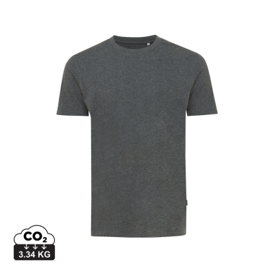 Picture of IQONIQ MANUEL RECYCLED COTTON TEE SHIRT UNDYED in Heather Anthracite Grey
