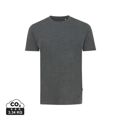 Picture of IQONIQ MANUEL RECYCLED COTTON TEE SHIRT UNDYED in Heather Anthracite.