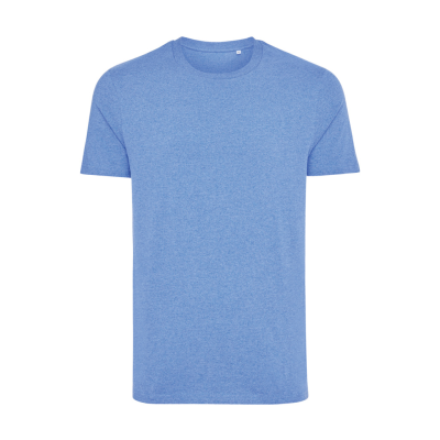 Picture of IQONIQ MANUEL RECYCLED COTTON TEE SHIRT UNDYED in Heather Blue.