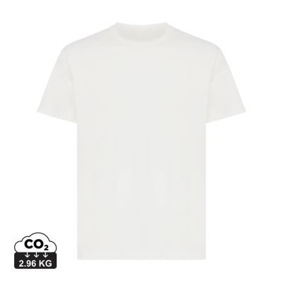 Picture of IQONIQ TIKAL RECYCLED POLYESTER QUICK DRY SPORTS TEE SHIRT in White.