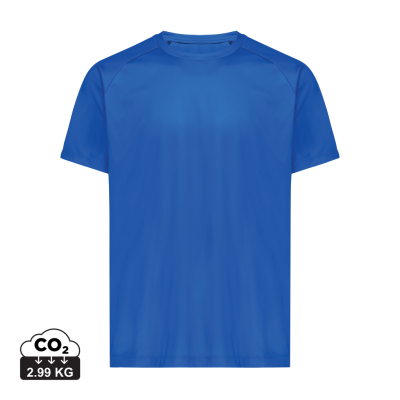 Picture of IQONIQ TIKAL RECYCLED POLYESTER QUICK DRY SPORTS TEE SHIRT in Royal Blue.