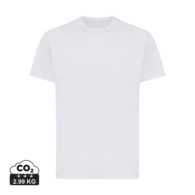 Picture of IQONIQ TIKAL RECYCLED POLYESTER QUICK DRY SPORTS TEE SHIRT in Light Grey.