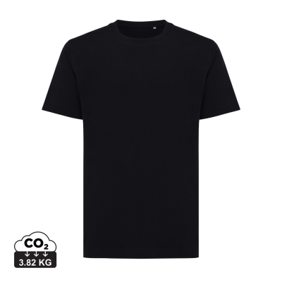 Picture of IQONIQ KAKADU RELAXED RECYCLED COTTON TEE SHIRT in Black.
