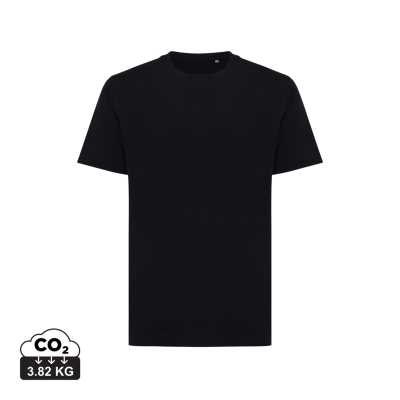 Picture of IQONIQ KAKADU RELAXED RECYCLED COTTON TEE SHIRT in Black.