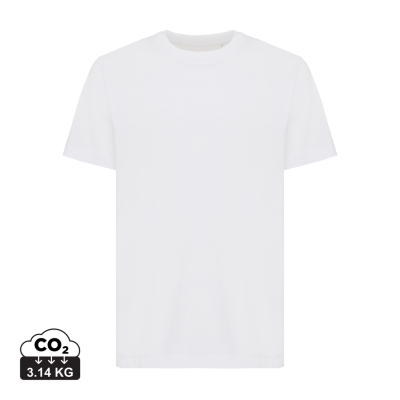 Picture of IQONIQ KAKADU RELAXED RECYCLED COTTON TEE SHIRT in White.