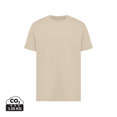 IQONIQ KAKADU RELAXED RECYCLED COTTON TEE SHIRT in Desert.