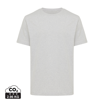 Picture of IQONIQ KAKADU RELAXED RECYCLED COTTON TEE SHIRT in Heather Grey.