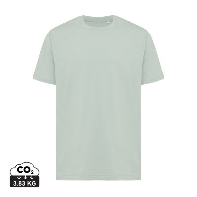 Picture of IQONIQ KAKADU RELAXED RECYCLED COTTON TEE SHIRT in Iceberg Green