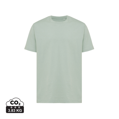 Picture of IQONIQ KAKADU RELAXED RECYCLED COTTON TEE SHIRT in Iceberg Green