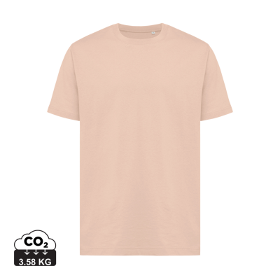Picture of IQONIQ KAKADU RELAXED RECYCLED COTTON TEE SHIRT in Peach Nectar