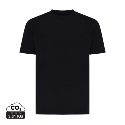 Picture of IQONIQ SIERRA LIGHTWEIGHT RECYCLED COTTON TEE SHIRT in Black.