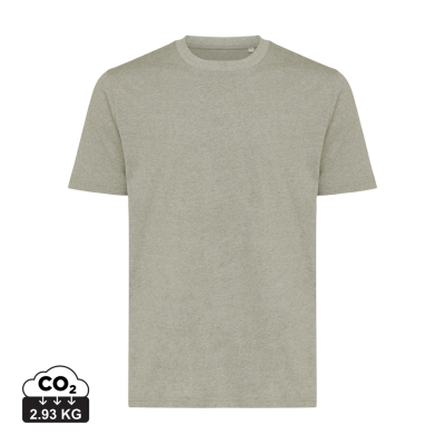 Picture of IQONIQ SIERRA LIGHTWEIGHT RECYCLED COTTON TEE SHIRT in Light Heather Green.