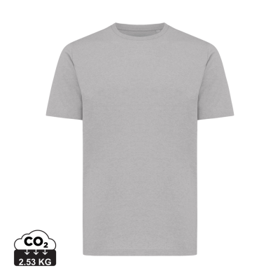 Picture of IQONIQ SIERRA LIGHTWEIGHT RECYCLED COTTON TEE SHIRT in Light Heather Anthracite Grey.