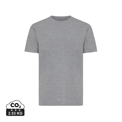 Picture of IQONIQ SIERRA LIGHTWEIGHT RECYCLED COTTON TEE SHIRT in Light Heather Anthracite Grey.