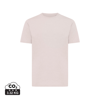 IQONIQ SIERRA LIGHTWEIGHT RECYCLED COTTON TEE SHIRT in Cloud Pink.