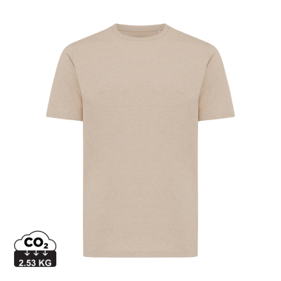 Picture of IQONIQ SIERRA LIGHTWEIGHT RECYCLED COTTON TEE SHIRT in Light Heather Brown.