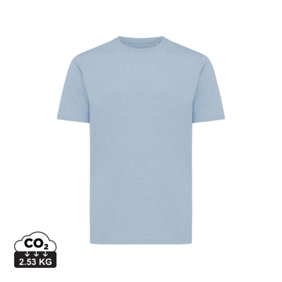 Picture of IQONIQ SIERRA LIGHTWEIGHT RECYCLED COTTON TEE SHIRT in Light Heather Blue.