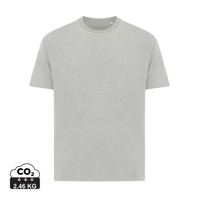 Picture of IQONIQ TEIDE RECYCLED COTTON TEE SHIRT in Heather Grey.