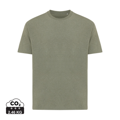 Picture of IQONIQ TEIDE RECYCLED COTTON TEE SHIRT in Heather Green.