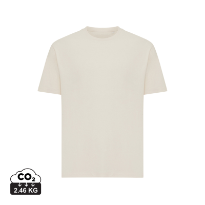 IQONIQ TEIDE RECYCLED COTTON TEE SHIRT in Natural Raw.