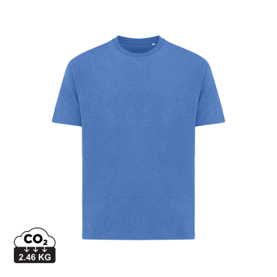 Picture of IQONIQ TEIDE RECYCLED COTTON TEE SHIRT in Heather Blue